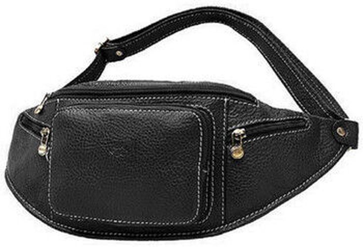 Sac banane Banane Cuir De Vachette Gras K 31000 Noir - Katana - Modalova