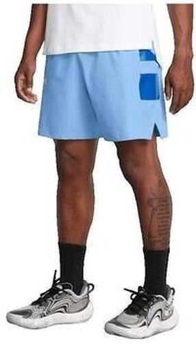 Short Ua Zone Tissé Bleu - Under armour - Modalova