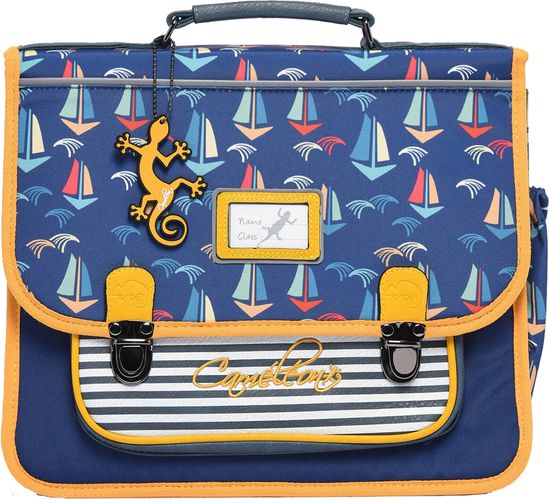 Cartable 38 cm Retro Bleu Multi - Cameleon - Modalova