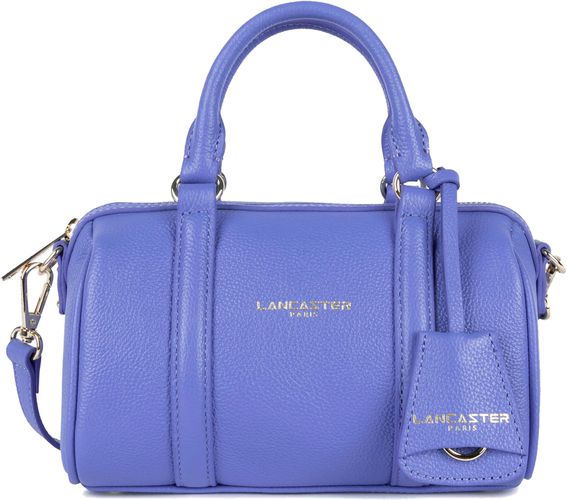 Petit sac polochon en cuir Milano Ana Bleu - Lancaster - Modalova