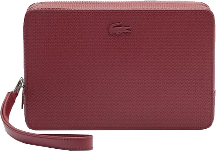 Sacoche pochette en cuir portée main Chantaco Expresso - Lacoste - Modalova