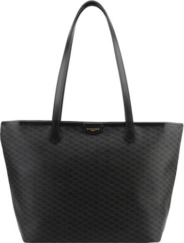 Shopping en cuir Waves Noir - Pourchet - Modalova