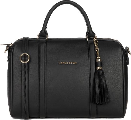 Grand sac polochon en cuir Mademoiselle Ana Noir - Lancaster - Modalova