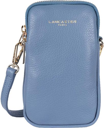 Pochette téléphone en cuir Dune Bleu - Lancaster - Modalova