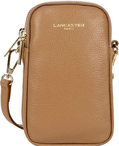 Pochette téléphone en cuir Dune Camel - Lancaster - Modalova