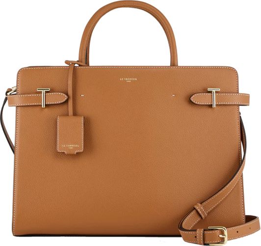 Grand sac à main en cuir Emilie Camel - Le tanneur - Modalova