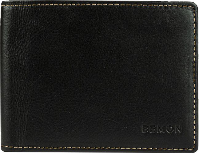 Portefeuille en cuir Dino Noir - Bemon - Modalova