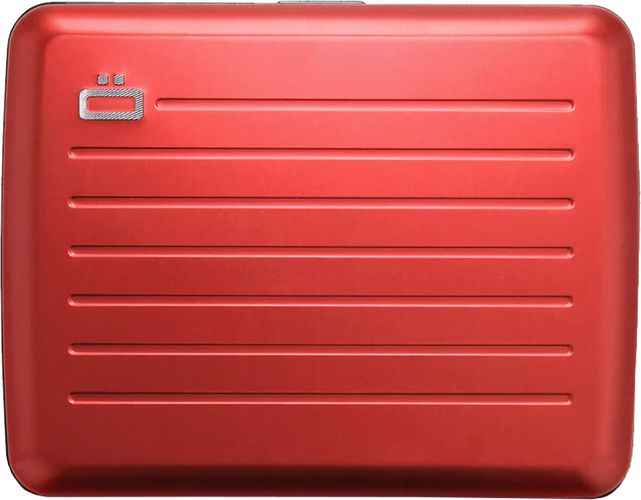 Porte cartes en aluminium V2 Large Ögon Rouge - OGON - Modalova