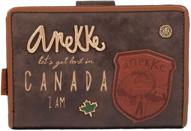 Petit portefeuille Canada Marron multi - Anekke - Modalova