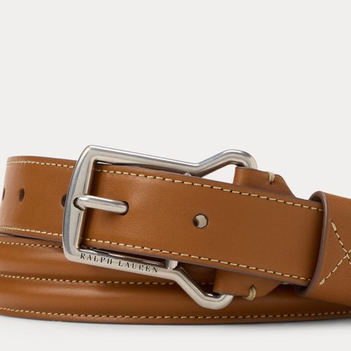 Ceinture en cuir matelassé - Purple Label - Modalova
