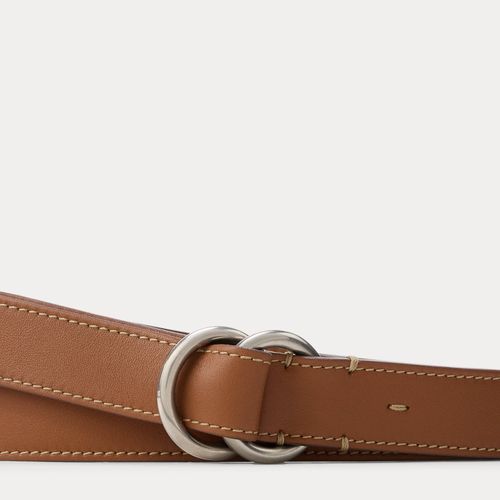 Ceinture en vachette anneau en O - Purple Label - Modalova