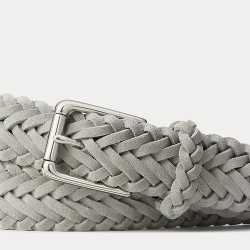Ceinture tressée en daim de vachette - Purple Label - Modalova