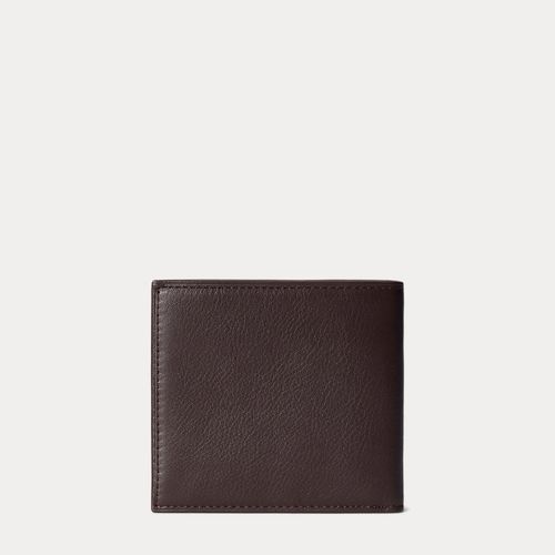 Portefeuille en cuir chagrin - Polo Ralph Lauren - Modalova