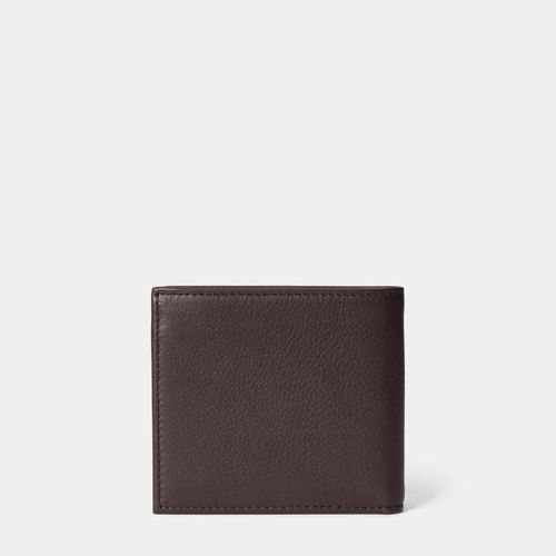 Portefeuille en cuir grainé - Polo Ralph Lauren - Modalova