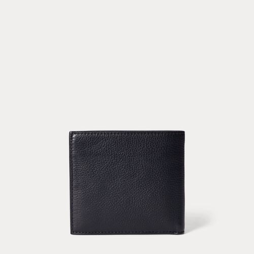 Portefeuille en cuir grainé - Polo Ralph Lauren - Modalova