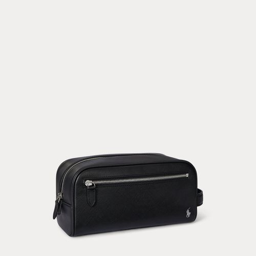 Trousse de voyage en cuir Saffiano - Polo Ralph Lauren - Modalova