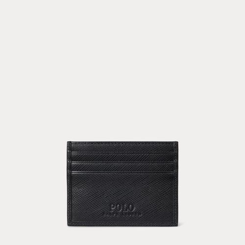 Étui pour cartes en cuir Saffiano - Polo Ralph Lauren - Modalova