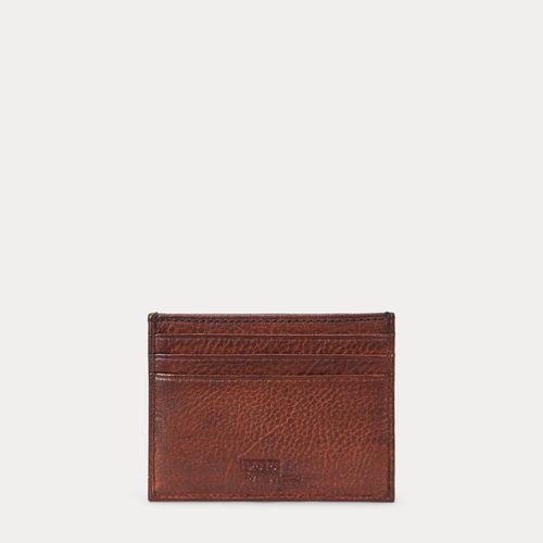 Étui pour cartes Heritage en cuir - Polo Ralph Lauren - Modalova
