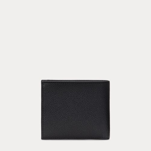 Portefeuille en cuir grainé - Polo Ralph Lauren - Modalova