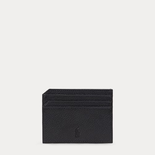 Porte-cartes en cuir chagrin - Polo Ralph Lauren - Modalova