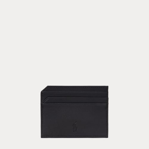 Porte-cartes en cuir lisse - Polo Ralph Lauren - Modalova