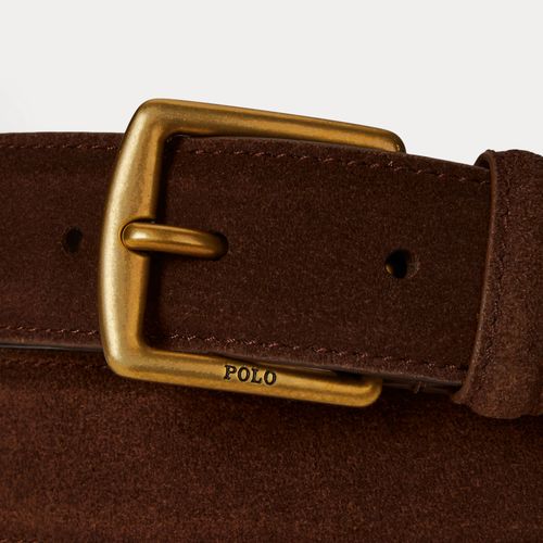 Ceinture habillée en daim - Polo Ralph Lauren - Modalova