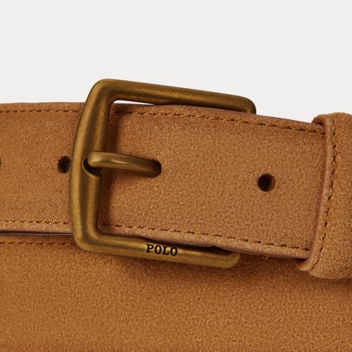 Ceinture habillée en daim - Polo Ralph Lauren - Modalova