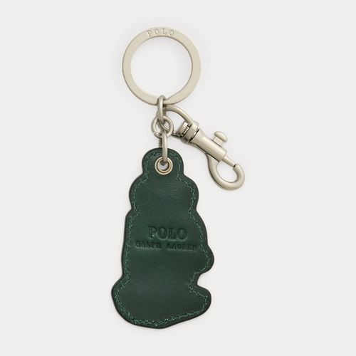 Porte-clés Wimbledon Polo Bear en cuir - Polo Ralph Lauren - Modalova