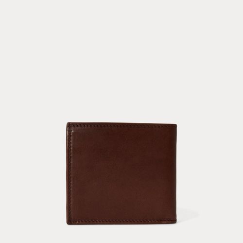 Portefeuille en cuir tanné - Polo Ralph Lauren - Modalova