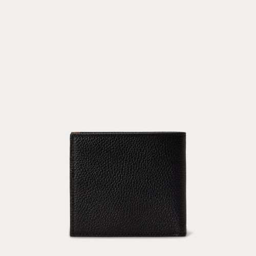 Porte billets en cuir bicolore - Polo Ralph Lauren - Modalova