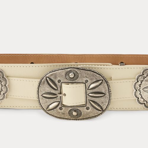 Ceinture concho moulée en vachette - Collection - Modalova