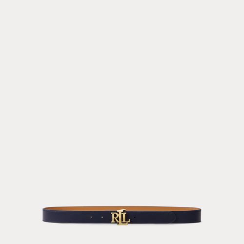 Ceinture réversible à logo en cuir - Lauren - Modalova