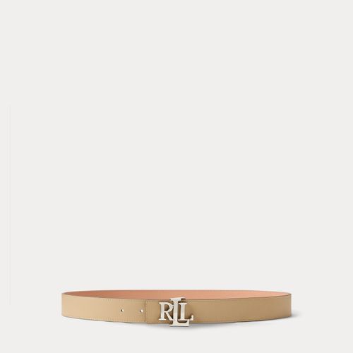 Ceinture réversible à logo en cuir - Lauren - Modalova