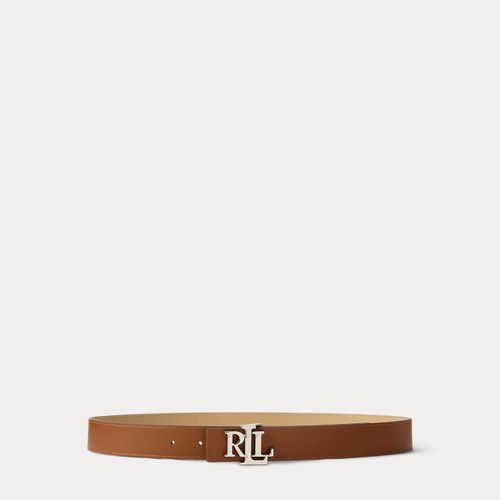 Ceinture réversible à logo en cuir - Lauren - Modalova