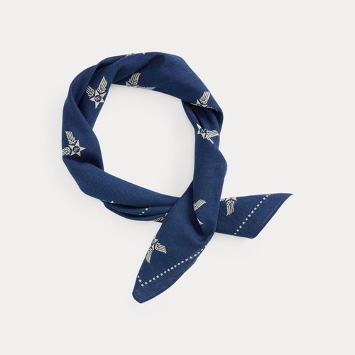 Bandana à logo ailé indigo - RRL - Modalova