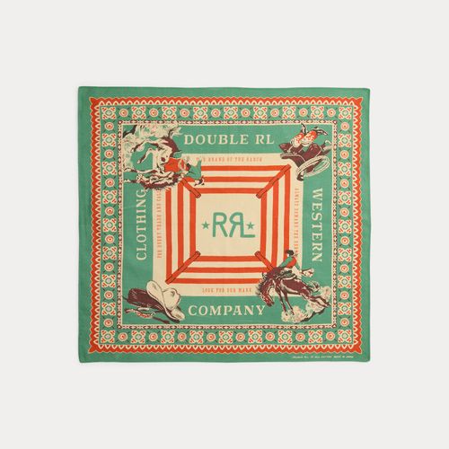 Bandana à motif western en coton - RRL - Modalova