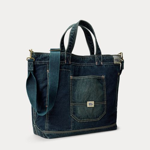 Cabas en toile indigo - RRL - Modalova