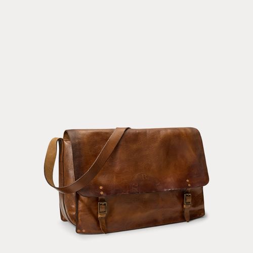 Sac coursier en cuir - RRL - Modalova
