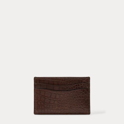 Porte-cartes en alligator - Purple Label - Modalova