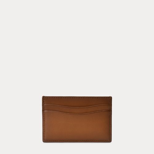 Porte-cartes en vachette tannée - Purple Label - Modalova