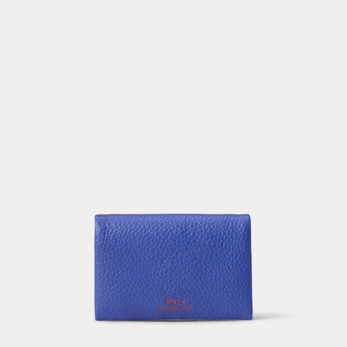 Porte-cartes Polo Play pression en cuir - Polo Ralph Lauren - Modalova