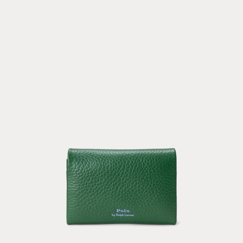 Porte-cartes Polo Play pression en cuir - Polo Ralph Lauren - Modalova