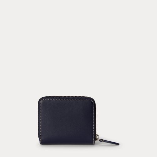 Portefeuille compact Polo Bear en cuir - Polo Ralph Lauren - Modalova