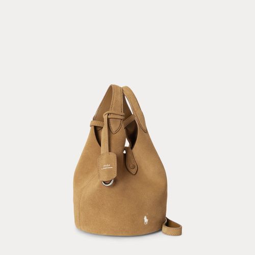 Petit cabas Polo Play daim bandoulière - Polo Ralph Lauren - Modalova