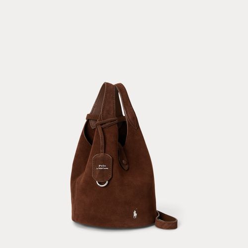 Petit cabas Polo Play daim bandoulière - Polo Ralph Lauren - Modalova
