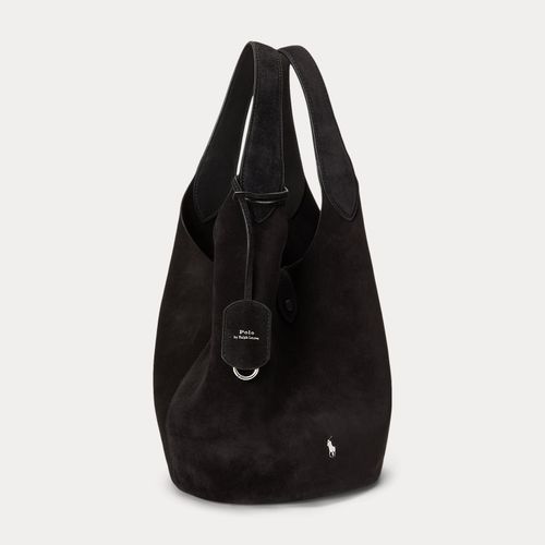 Cabas Polo Play en daim - Polo Ralph Lauren - Modalova