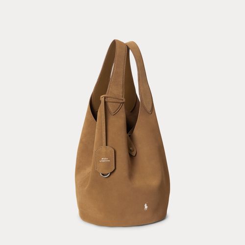 Cabas Polo Play en daim - Polo Ralph Lauren - Modalova