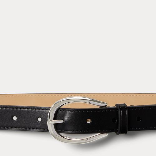 Ceinture avec boucle étrier en cuir - Polo Ralph Lauren - Modalova