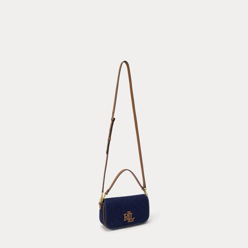 Petit sac porté épaule Adley en denim - Lauren - Modalova
