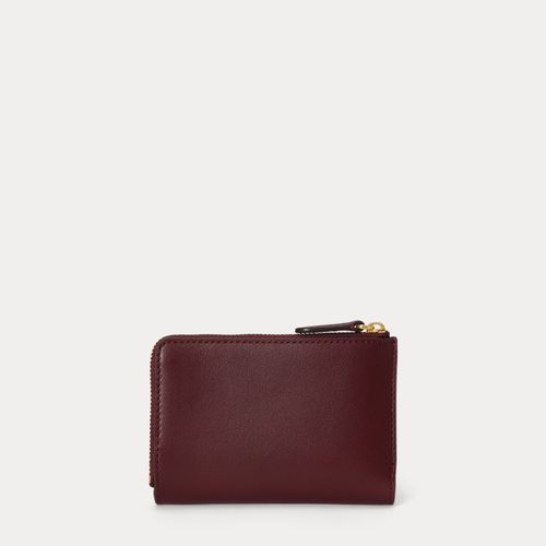 Petit portefeuille en cuir à deux volets - Lauren - Modalova